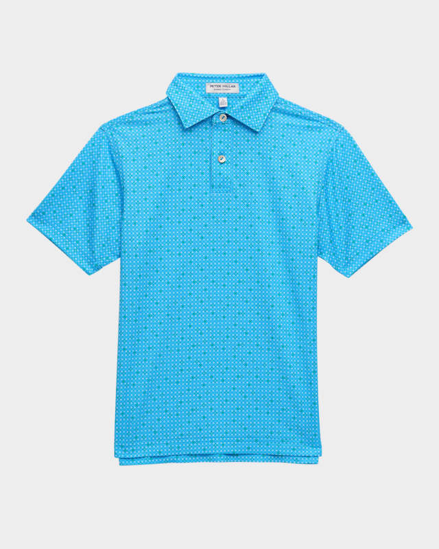 Boy's Castellina Youth Performance Jersey Polo Shirt, Size XS-X